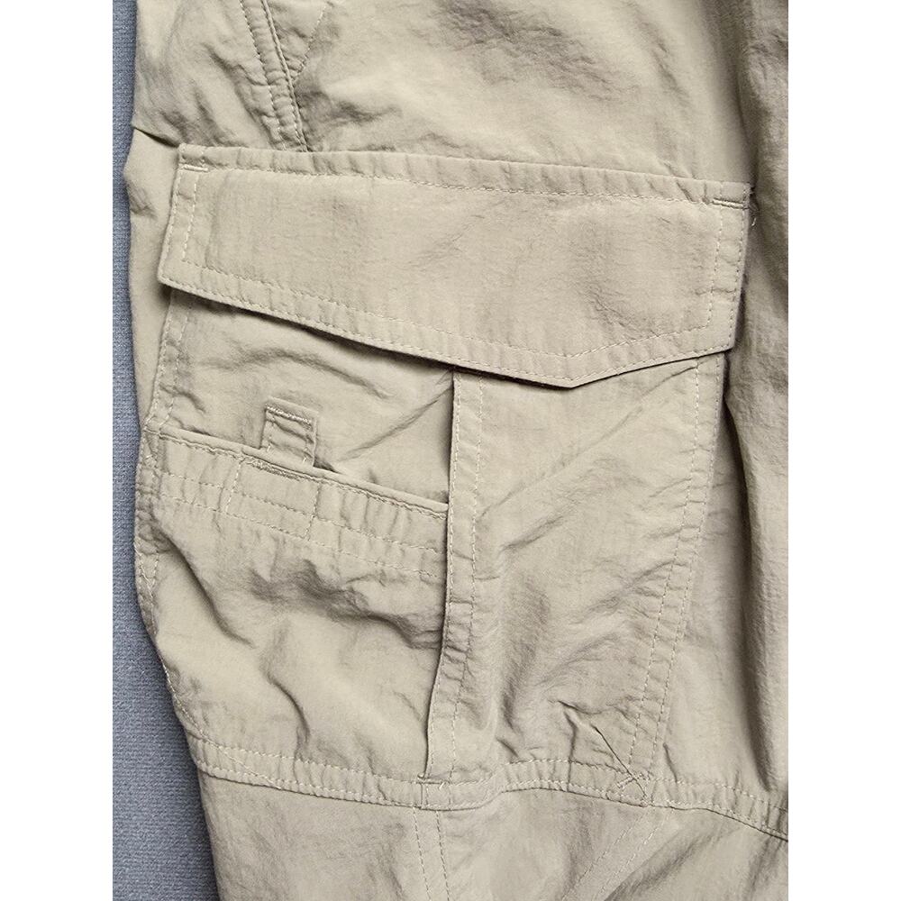 REI Cargo Pants Mens Size 37x30 Hiking Camping‎ Outdoor Travel Utility Tan Work - Picture 3 of 12